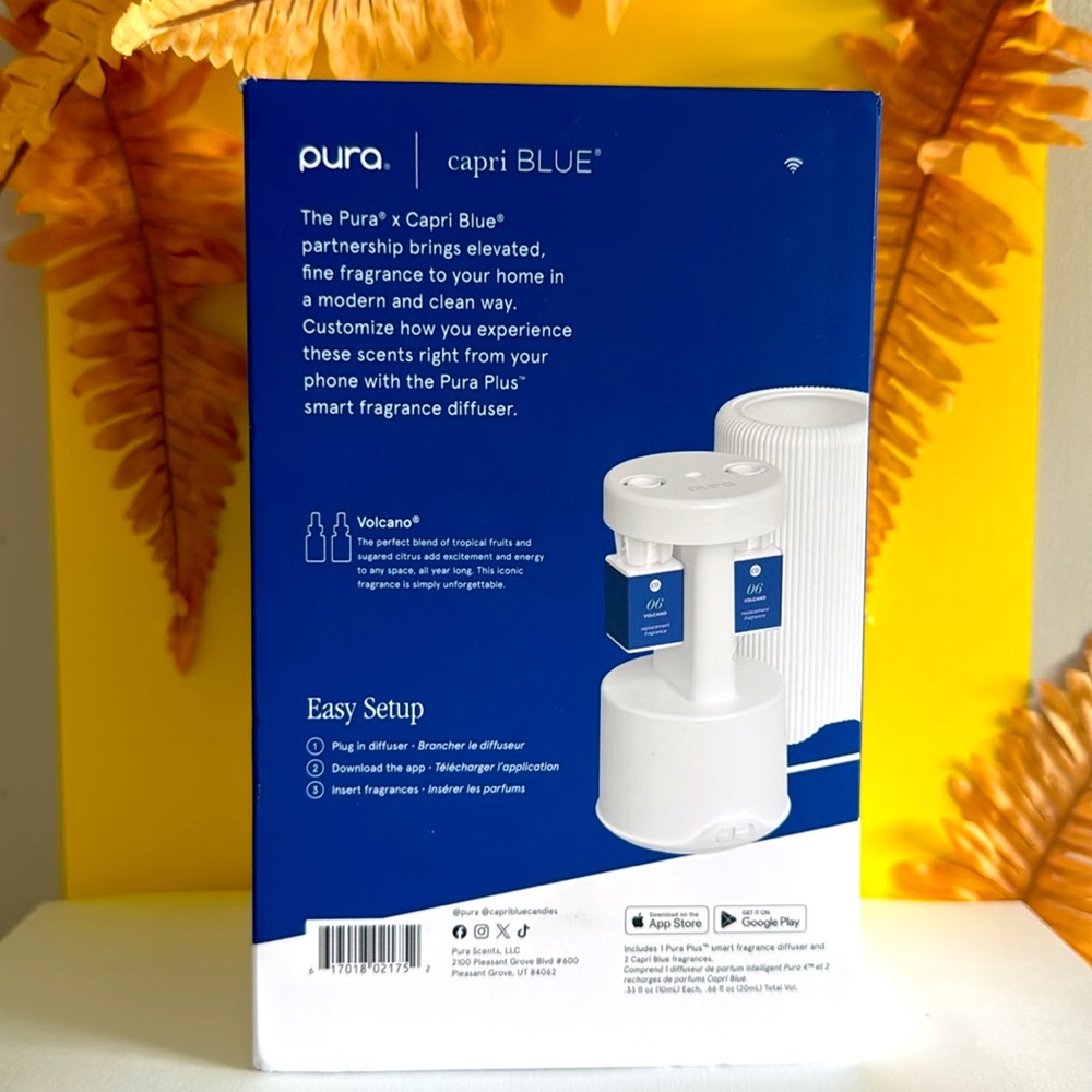 Capri Blue Pura Plus Smart Home Fragrance Diffuser Kit - Volcano - Picture 3 of 7